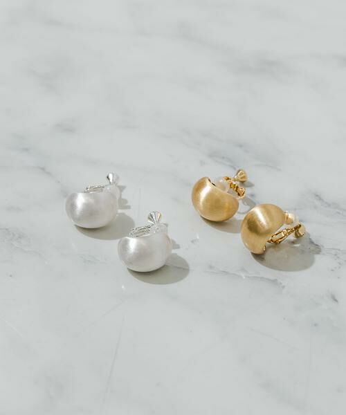 SMELLY / スメリー ピアス・イヤリング | プックリメタルマットイヤリング | 詳細10