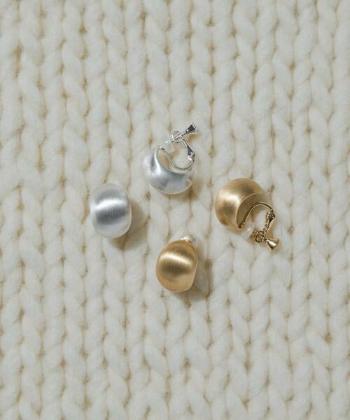 SMELLY / スメリー ピアス・イヤリング | プックリメタルマットイヤリング | 詳細11