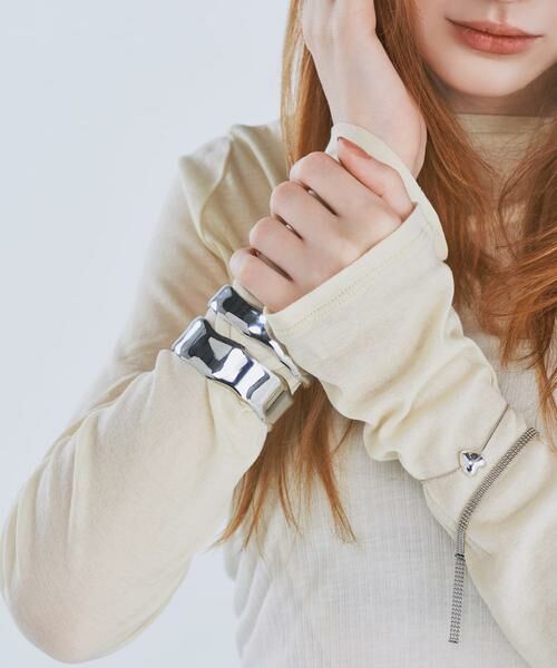 SMELLY / スメリー ブレスレット・バングル | ボリュームメタルバングル | 詳細3