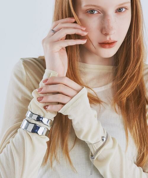 SMELLY / スメリー ブレスレット・バングル | ボリュームメタルバングル | 詳細4