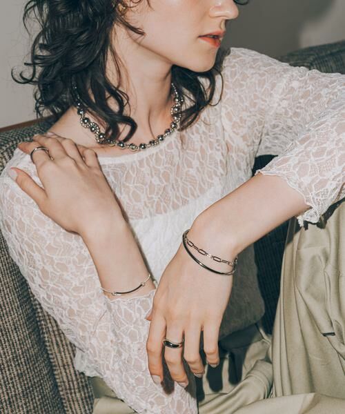 SMELLY / スメリー ブレスレット・バングル | ステンレスシンプルチェーンマンテルブレスレット | 詳細14