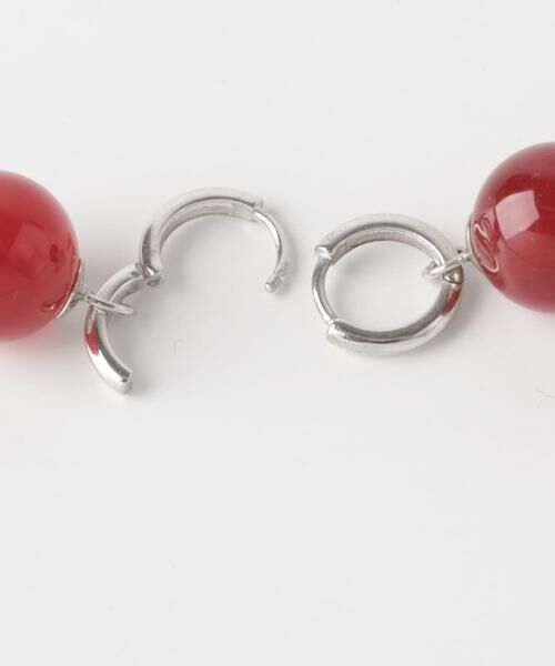SMELLY / スメリー ピアス・イヤリング | SMELLY so’　carnelian sphere pierce | 詳細9