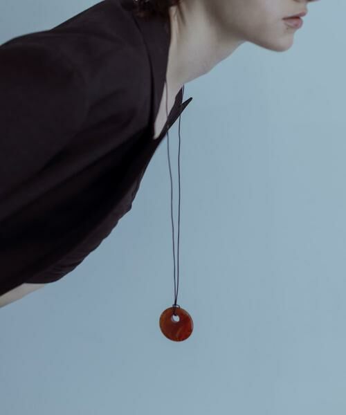 SMELLY / スメリー ネックレス・ペンダント・チョーカー | SMELLY so’　carnelian cord necklace | 詳細1