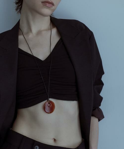 SMELLY / スメリー ネックレス・ペンダント・チョーカー | SMELLY so’　carnelian cord necklace | 詳細3