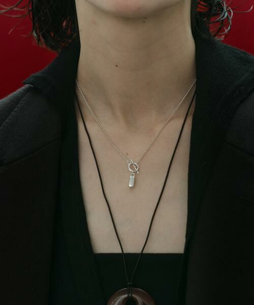 SMELLY / スメリー ネックレス・ペンダント・チョーカー | SMELLY so　rectangle motif necklace | 詳細4