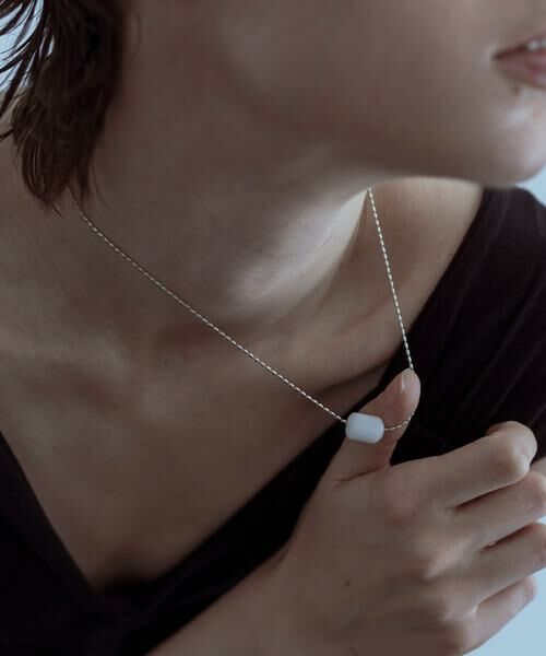 SMELLY / スメリー ネックレス・ペンダント・チョーカー | SMELLY so’　white jade necklace | 詳細1