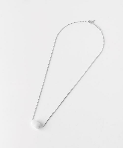 SMELLY / スメリー ネックレス・ペンダント・チョーカー | SMELLY so’　white jade necklace | 詳細9
