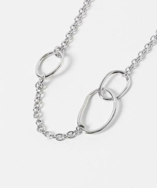 SMELLY / スメリー ネックレス・ペンダント・チョーカー | ニュアンスオーバルチェーンマンテルネックレス | 詳細4