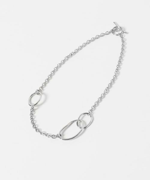 SMELLY / スメリー ネックレス・ペンダント・チョーカー | ニュアンスオーバルチェーンマンテルネックレス | 詳細5