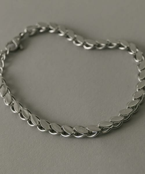 SMELLY / スメリー ブレスレット・バングル | ステンレスリーフモチーフチェーンブレスレット | 詳細2