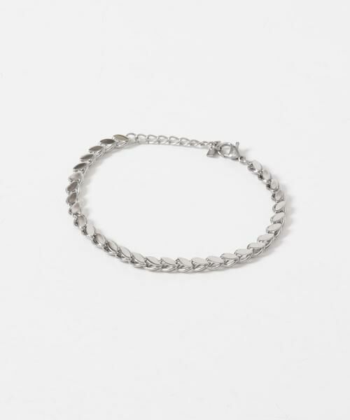 SMELLY / スメリー ブレスレット・バングル | ステンレスリーフモチーフチェーンブレスレット | 詳細3