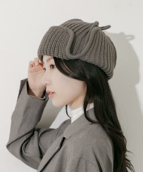 SMELLY / スメリー ニットキャップ | リブニットフライトキャップ | 詳細1