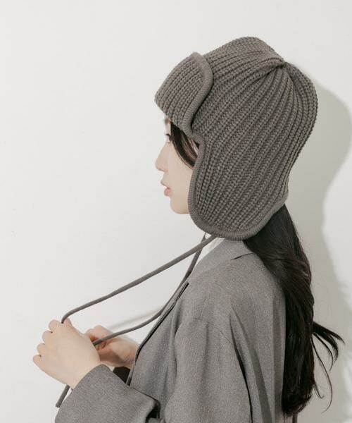 SMELLY / スメリー ニットキャップ | リブニットフライトキャップ | 詳細7