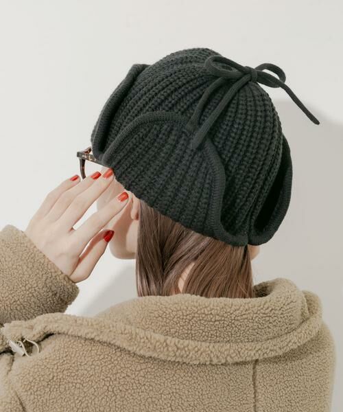 SMELLY / スメリー ニットキャップ | リブニットフライトキャップ | 詳細10