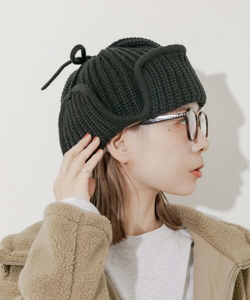 SMELLY / スメリー ニットキャップ | リブニットフライトキャップ | 詳細12