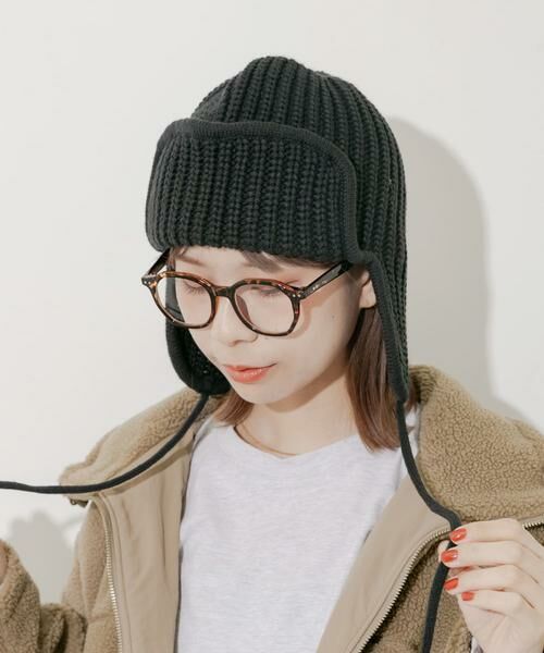 SMELLY / スメリー ニットキャップ | リブニットフライトキャップ | 詳細13