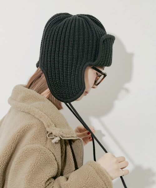 SMELLY / スメリー ニットキャップ | リブニットフライトキャップ | 詳細16
