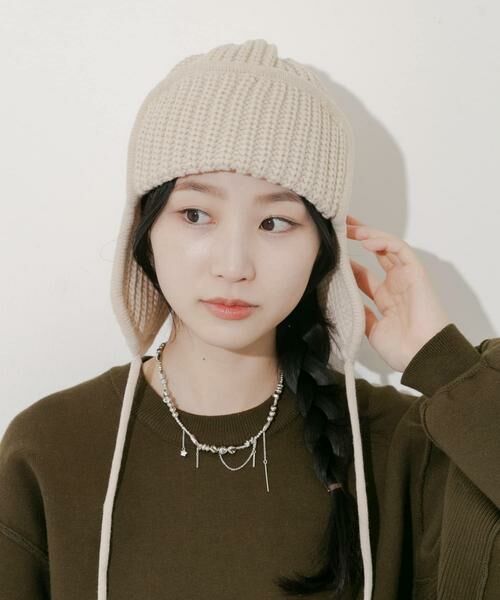 SMELLY / スメリー ニットキャップ | リブニットフライトキャップ | 詳細23