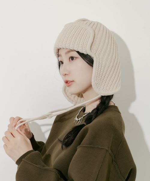 SMELLY / スメリー ニットキャップ | リブニットフライトキャップ | 詳細24