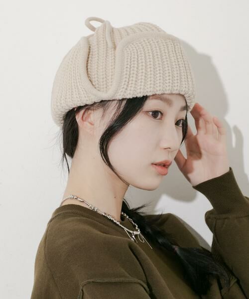 SMELLY / スメリー ニットキャップ | リブニットフライトキャップ | 詳細28