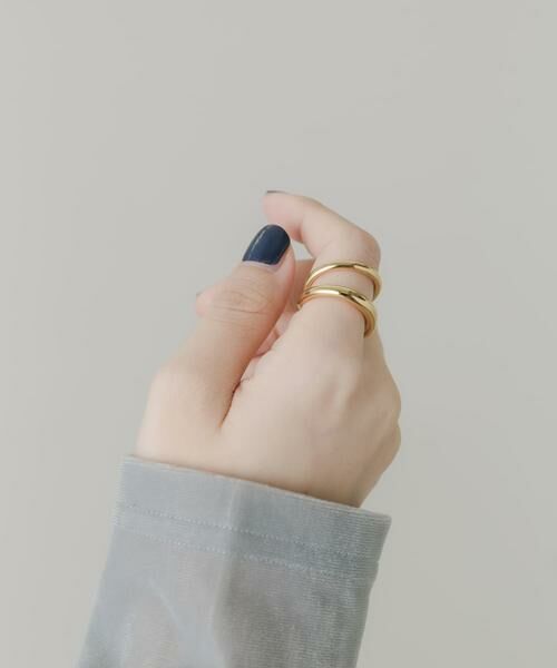 SMELLY / スメリー リング | ステンレスニュアンスラインリング | 詳細1