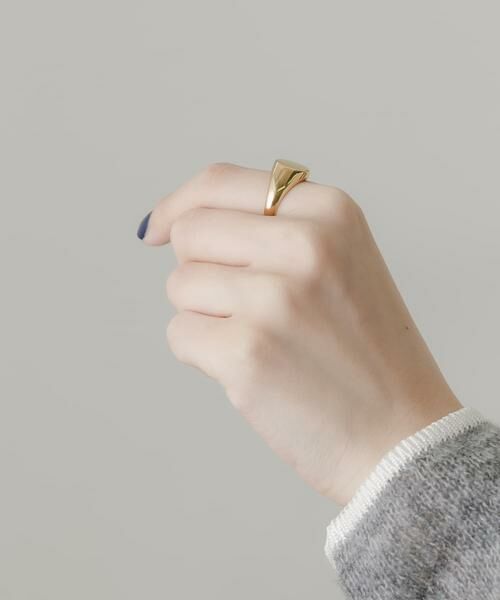 SMELLY / スメリー リング | ステンレスサークルシグネットリング | 詳細2