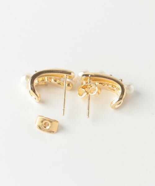 SMELLY / スメリー ピアス・イヤリング | パールビジューラインピアス | 詳細7