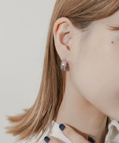 SMELLY / スメリー ピアス・イヤリング | ヴィンテージチックワンタッチフープピアス | 詳細6