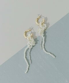 SMELLY / スメリー ピアス・イヤリング | パールノットラリエット2WAYフープピアス