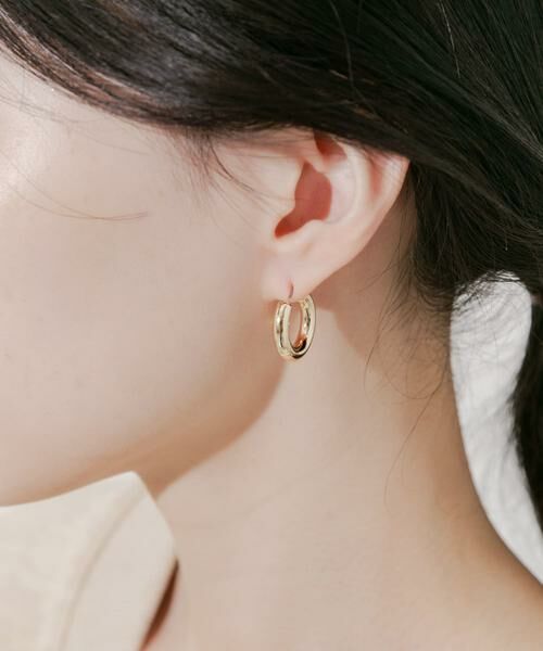 SMELLY / スメリー ピアス・イヤリング | パールノットラリエット2WAYフープピアス | 詳細5