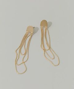 SMELLY / スメリー ピアス・イヤリング | トリプルチェーンロングピアス