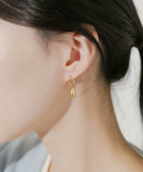 SMELLY / スメリー ピアス・イヤリング | ステンレスドロップメタルピアス | 詳細2