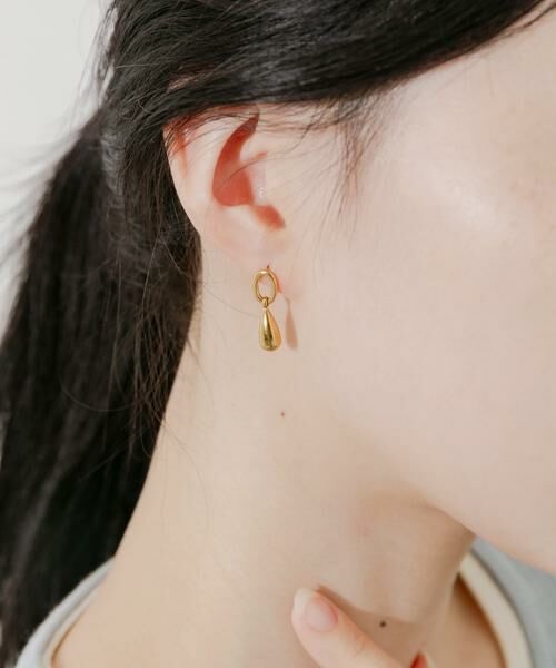 SMELLY / スメリー ピアス・イヤリング | ステンレスドロップメタルピアス | 詳細4