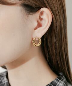 SMELLY / スメリー ピアス・イヤリング | ステンレスニュアンスサークルピアス