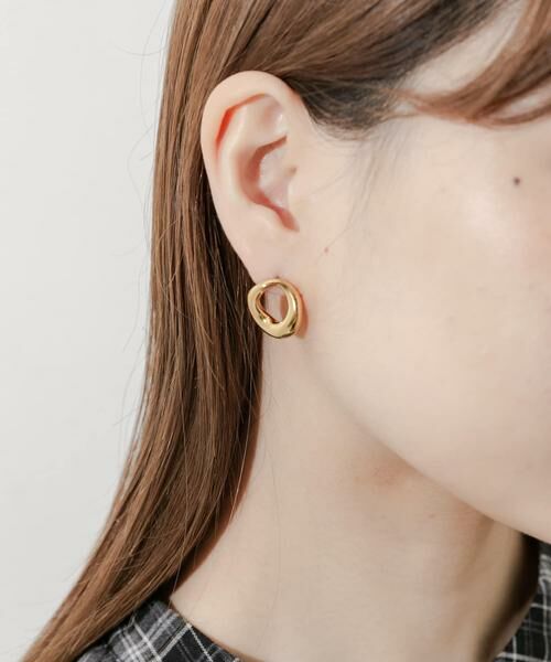 SMELLY / スメリー ピアス・イヤリング | ステンレスニュアンスサークルピアス | 詳細2