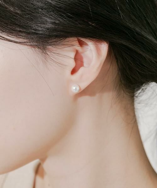 SMELLY / スメリー ピアス・イヤリング | ステンレスパールセットピアス | 詳細2