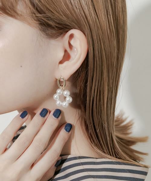 SMELLY / スメリー ピアス・イヤリング | パールサークルピアス | 詳細3