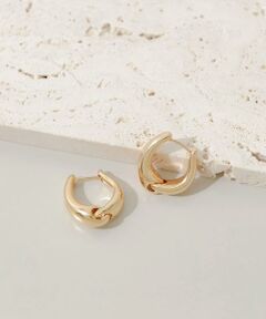 SMELLY / スメリー ピアス・イヤリング | メタルノットワンタッチフープピアス