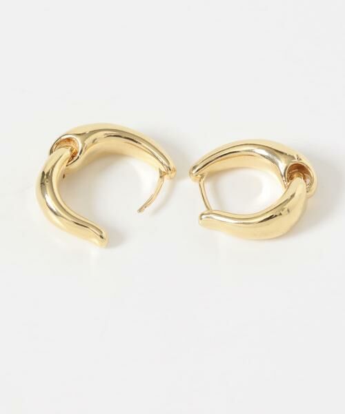 SMELLY / スメリー ピアス・イヤリング | メタルノットワンタッチフープピアス | 詳細6