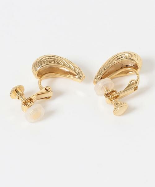 SMELLY / スメリー ピアス・イヤリング | ラインメタルドロップイヤリング | 詳細3