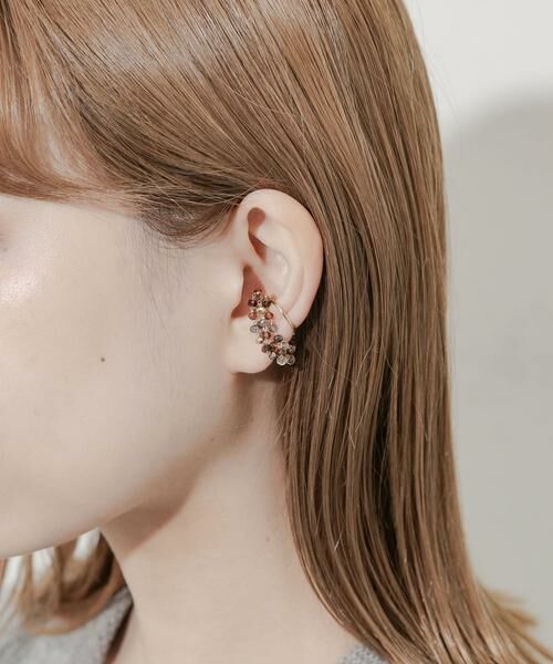 SMELLY / スメリー ピアス・イヤリング | ガラスビーズイヤカフ | 詳細3