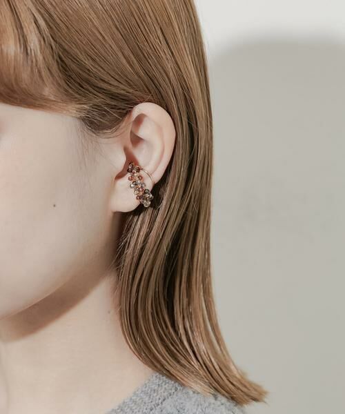 SMELLY / スメリー ピアス・イヤリング | ガラスビーズイヤカフ | 詳細4