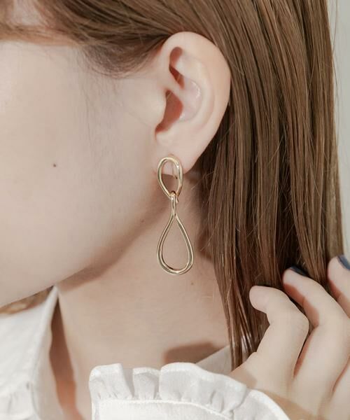 SMELLY / スメリー ピアス・イヤリング | メタルドロップデザインイヤリング | 詳細3