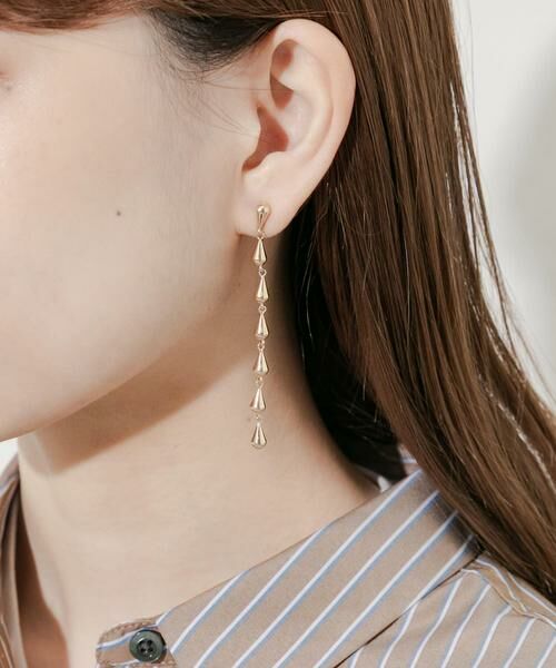 SMELLY / スメリー ピアス・イヤリング | ティアドロップチェーンイヤリング | 詳細2