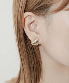 SMELLY / スメリー ピアス・イヤリング | メタルワイドカーブイヤリング