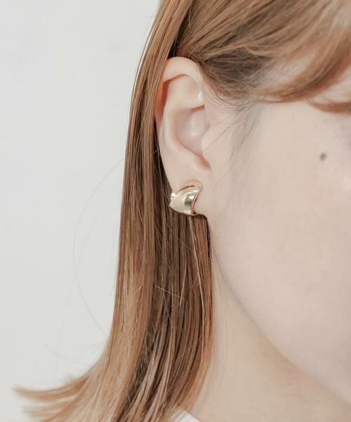 SMELLY / スメリー ピアス・イヤリング | メタルワイドカーブイヤリング | 詳細1