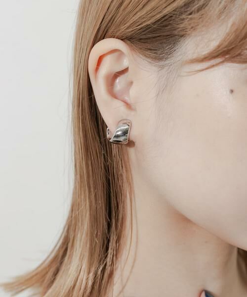 SMELLY / スメリー ピアス・イヤリング | メタルワイドカーブイヤリング | 詳細5