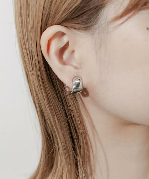 SMELLY / スメリー ピアス・イヤリング | メタルワイドカーブイヤリング | 詳細6
