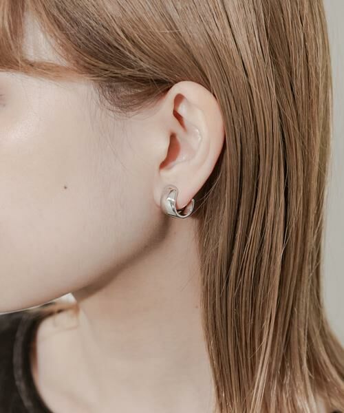 SMELLY / スメリー ピアス・イヤリング | メタルワイドカーブイヤリング | 詳細8