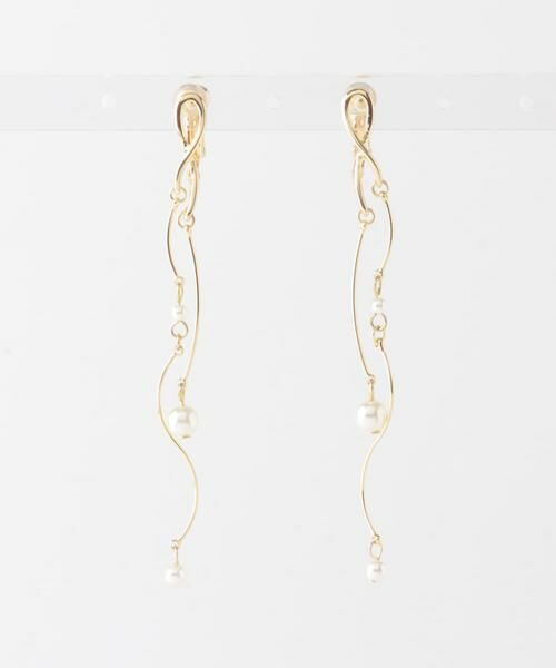 SMELLY / スメリー ピアス・イヤリング | ウェーブパールスウィングイヤリング | 詳細4